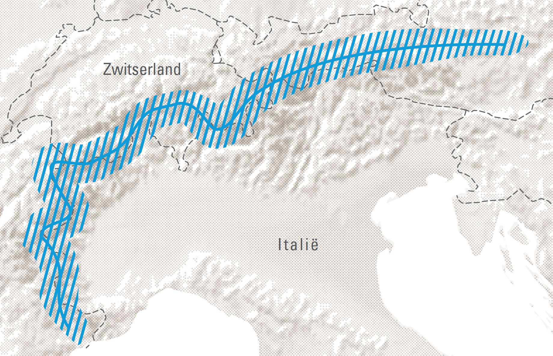 Main alpine ridge