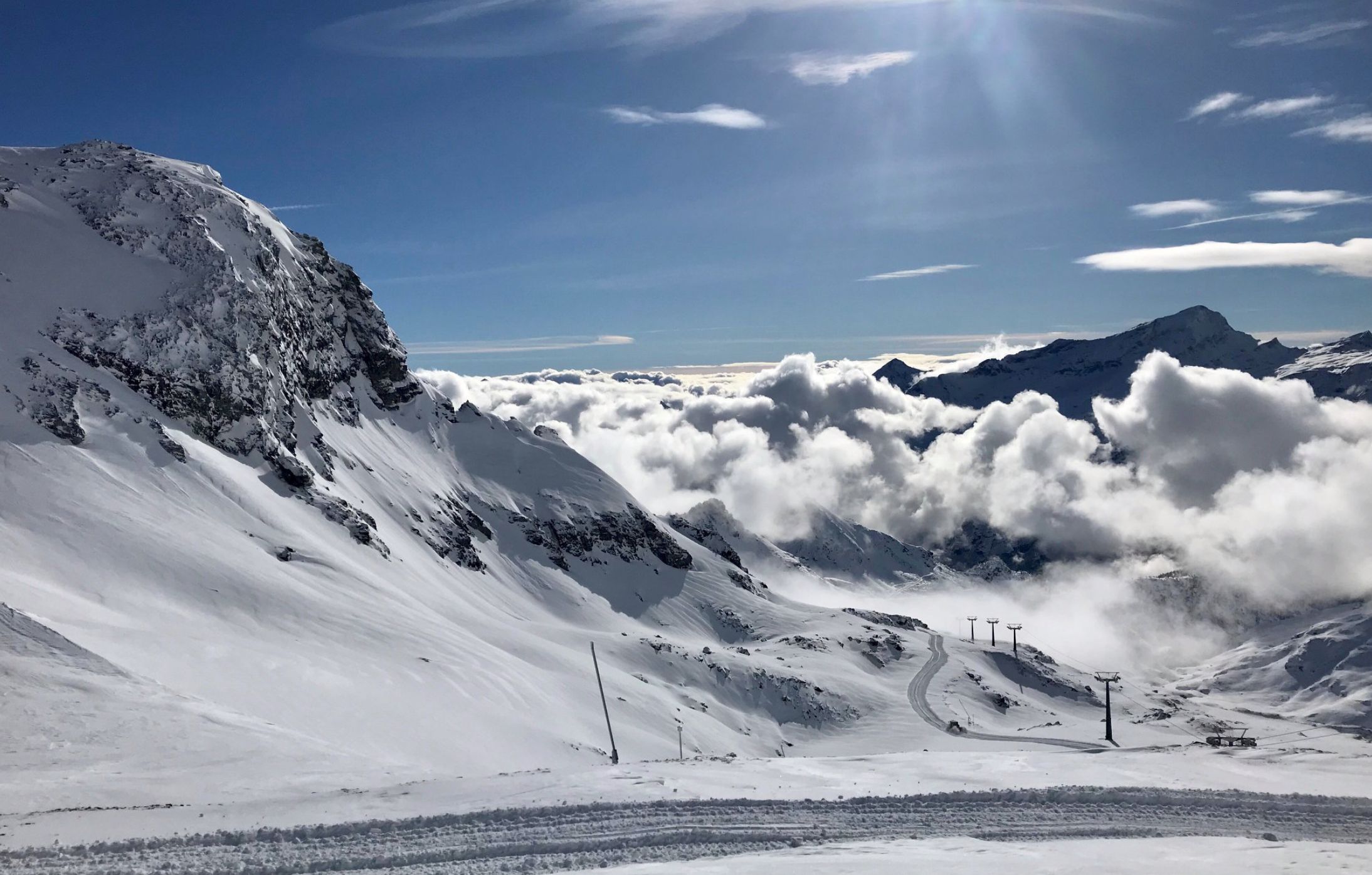 The descent towards Gressoney ((c) White Hearts