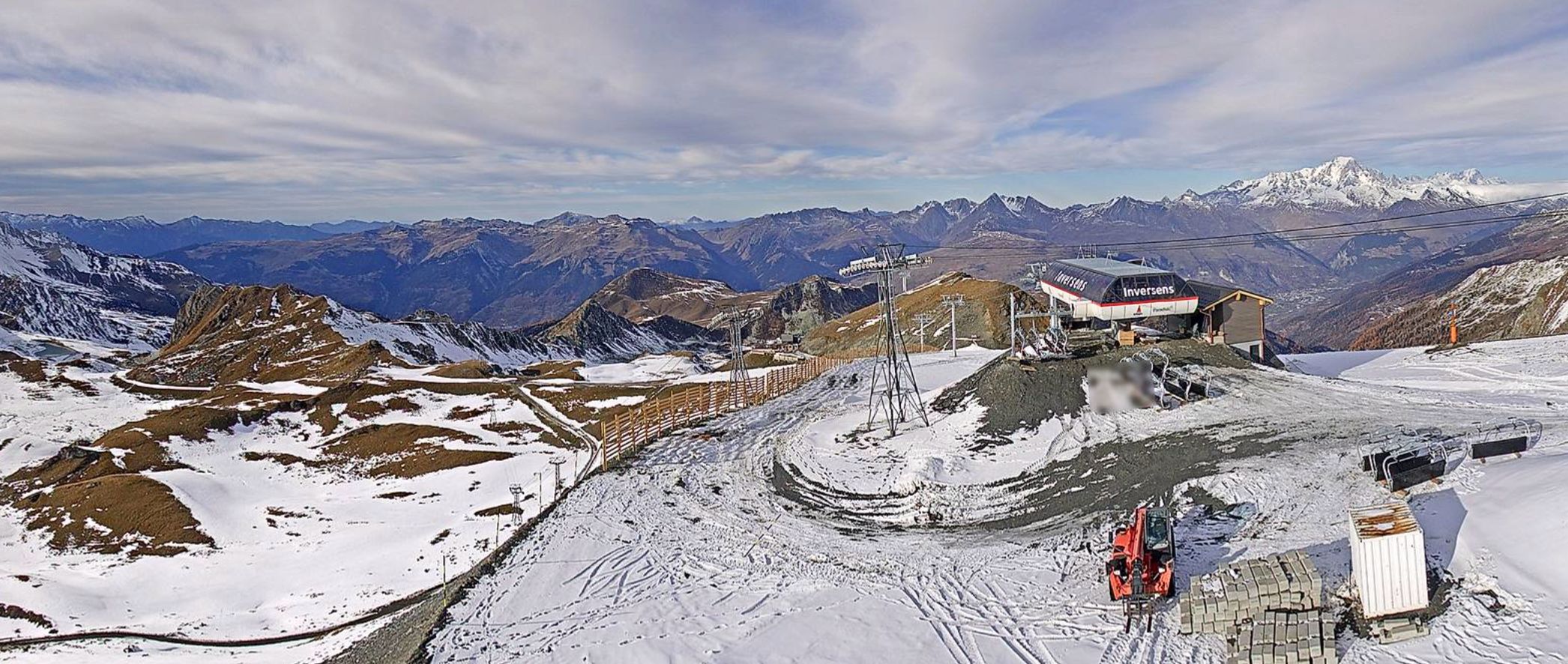 High alpine La Plagne