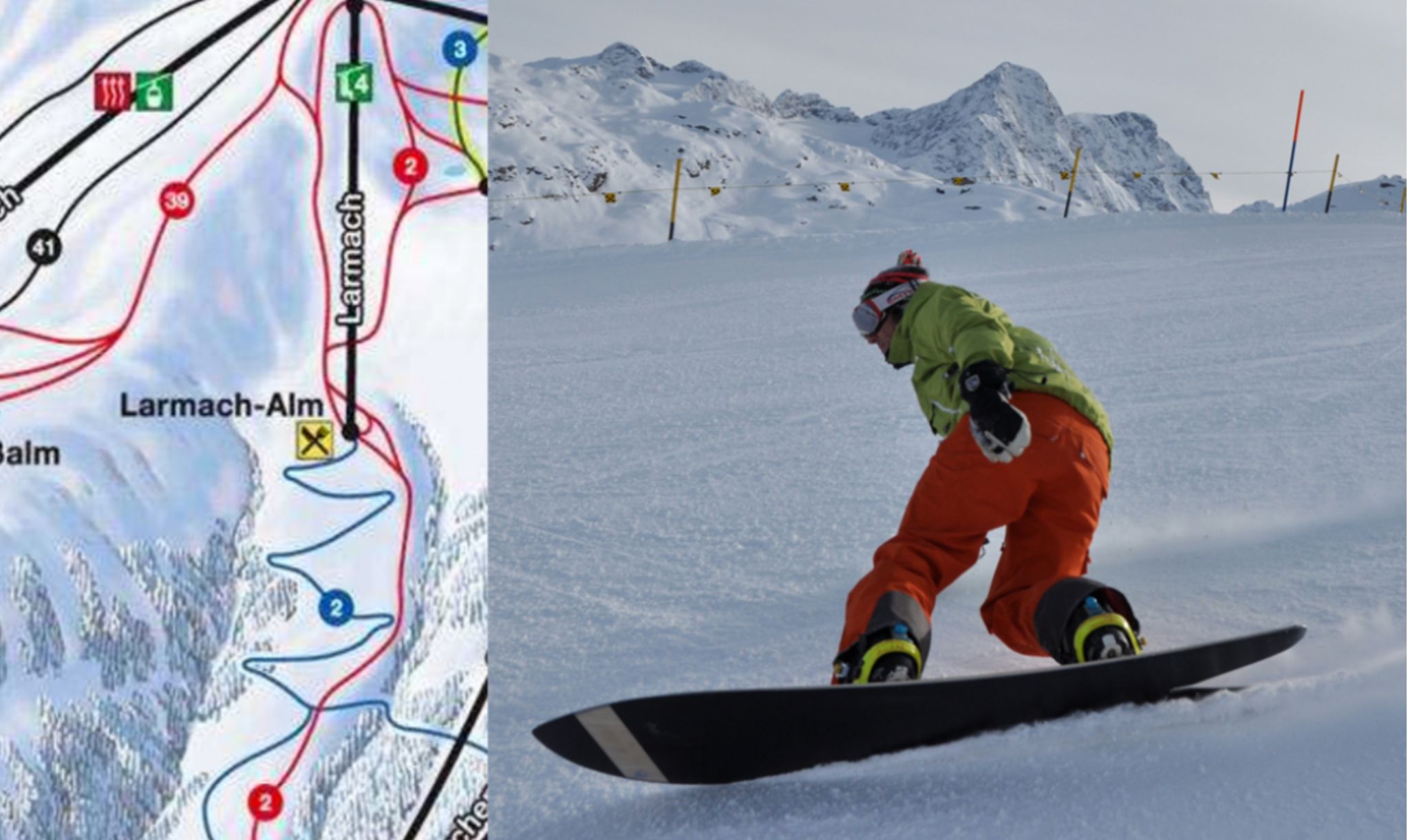 Een piste is duidelijk aangegeven op de pistekaart, is gemarkeerd met borden en soms ook touwtjes, wordt geprepareerd en gecontroleerd