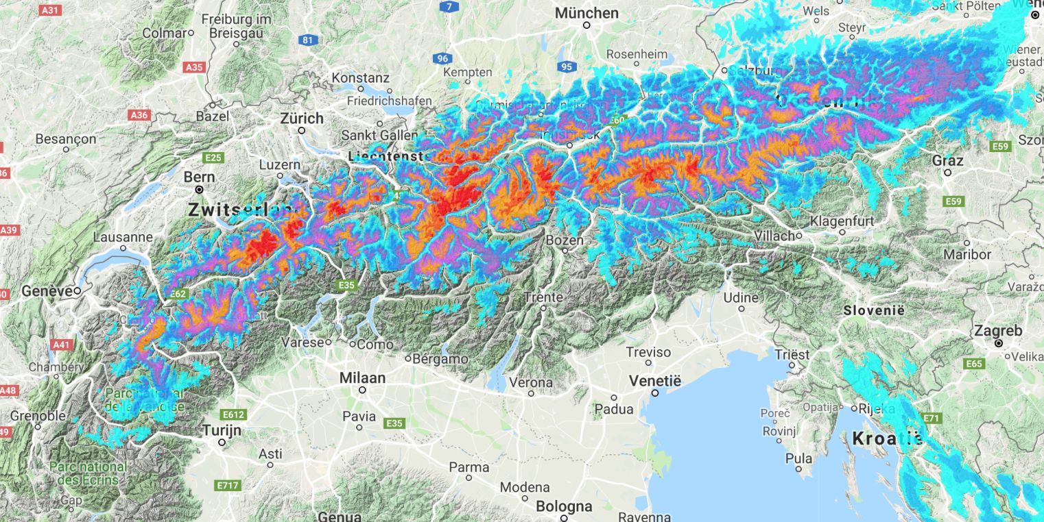 Snow forecast until Christmas Day