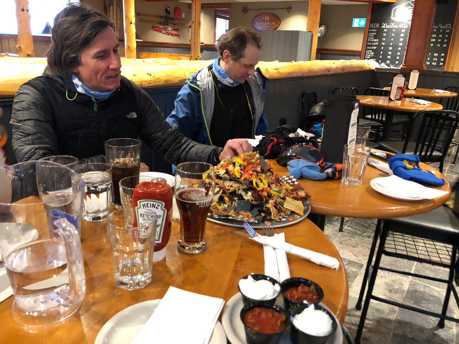 Small plate of nachos