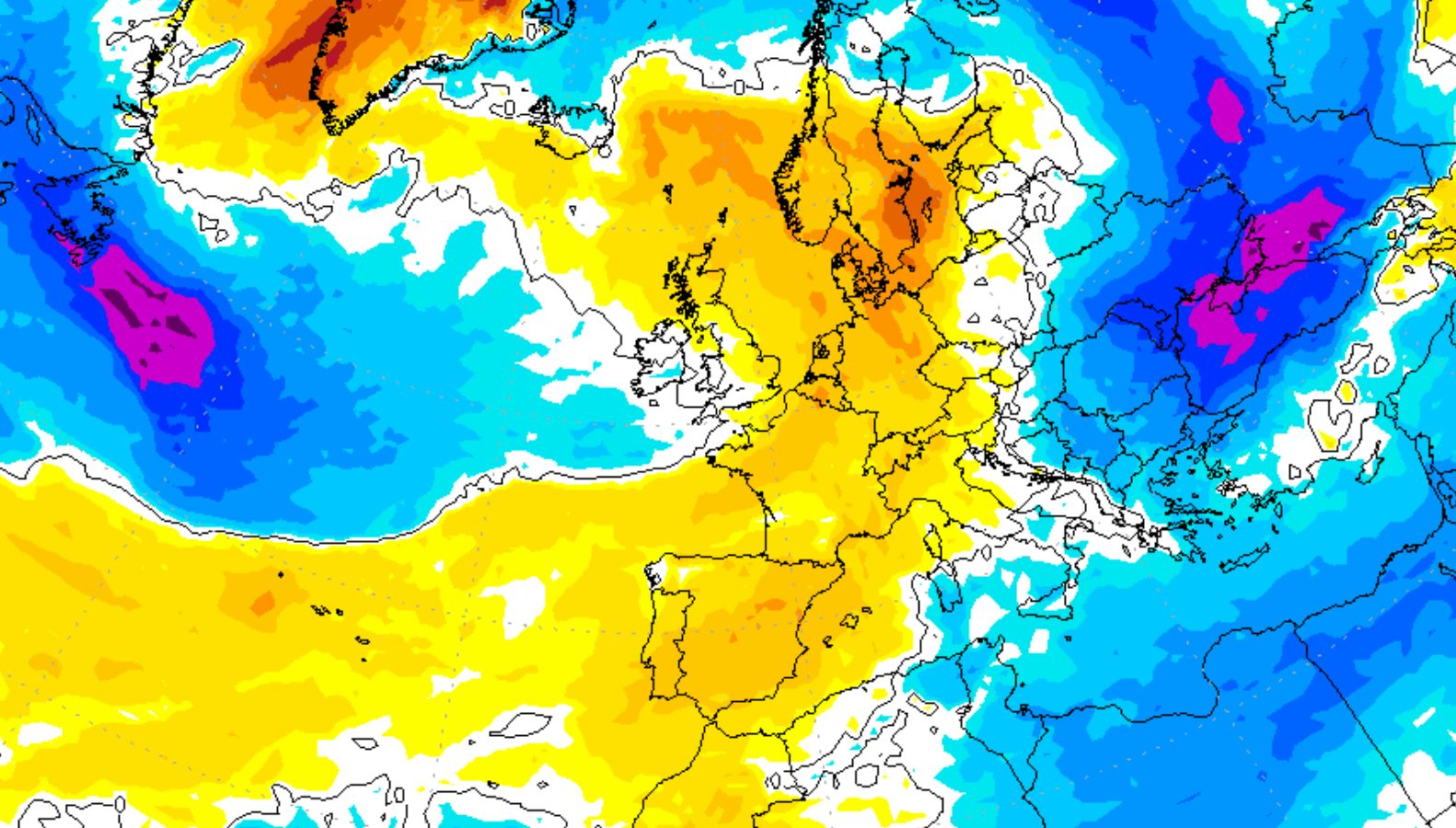 Too warm again after a short period with low temperatures