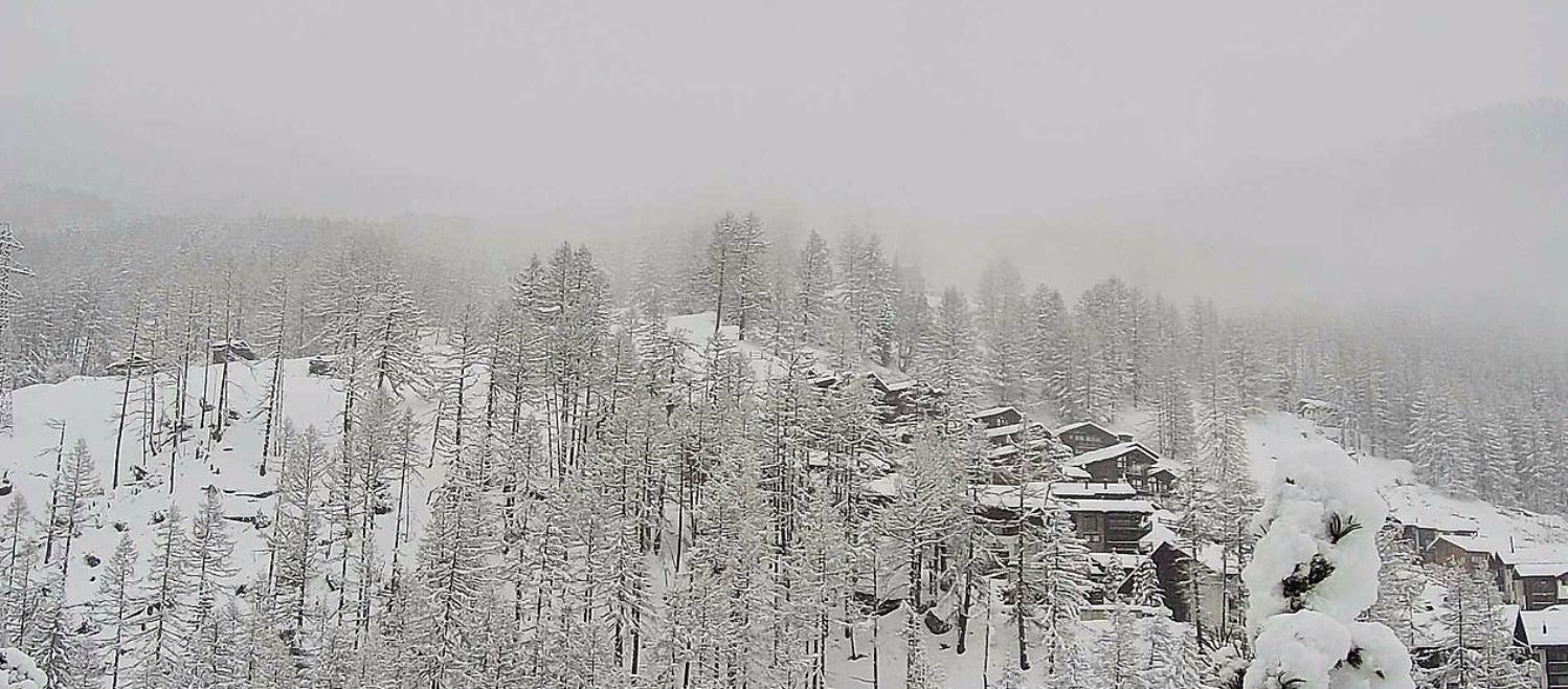 Forse sneeuwval in Zermatt