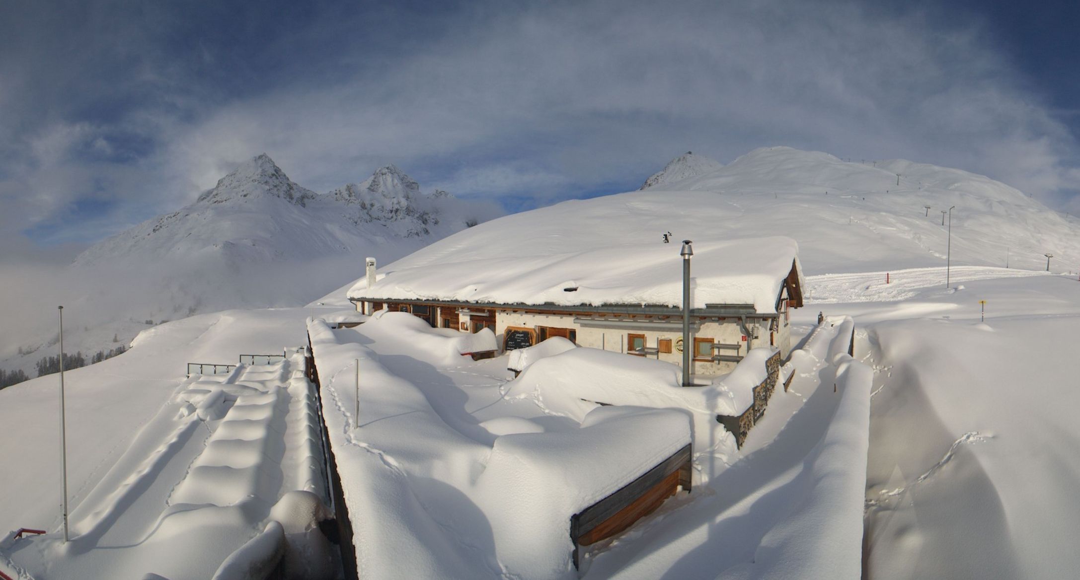 St. Moritz this morning