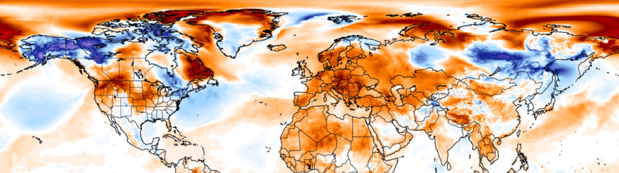 Northern hemisphere (c) Climate Reanalyzer