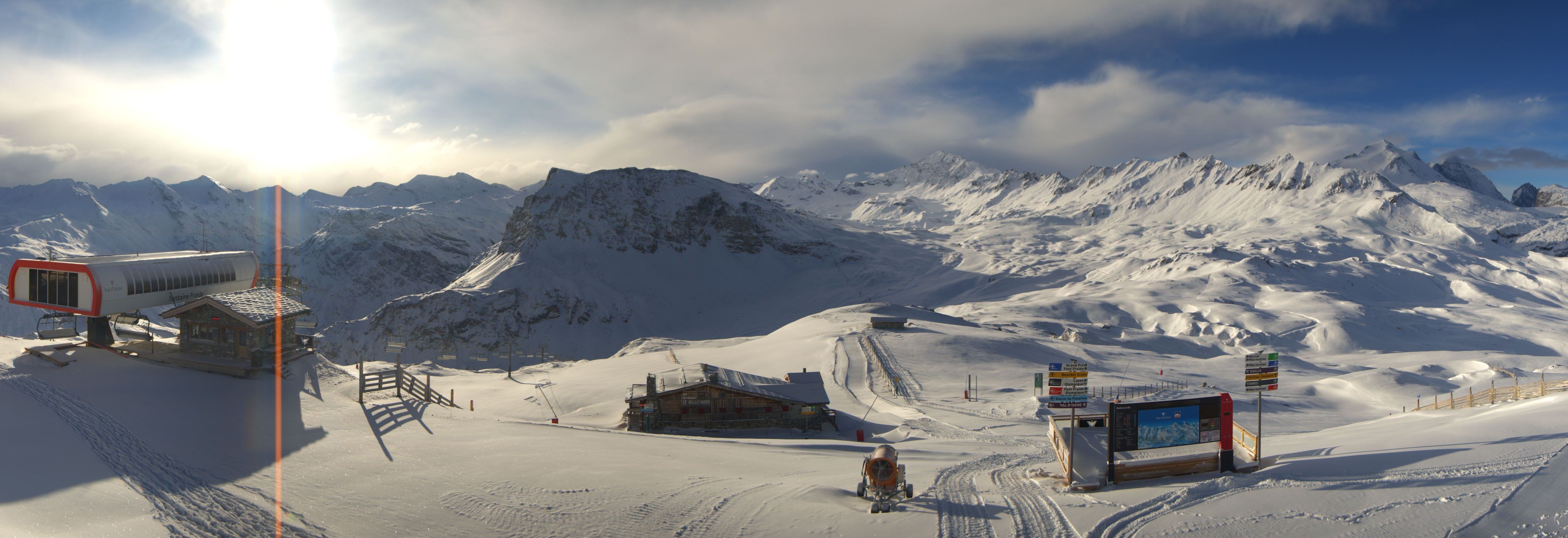 Sunny spells in the western Alps