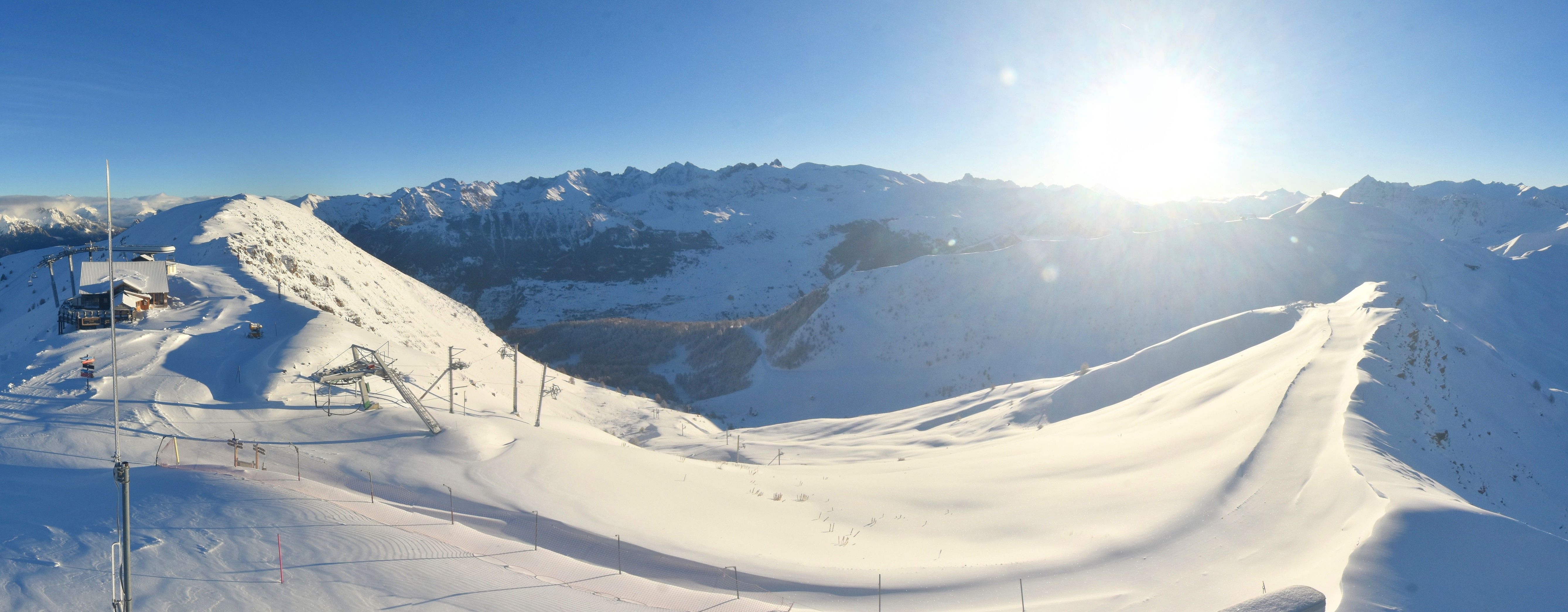 In Vars-Risoul the webcams are mouth-watering