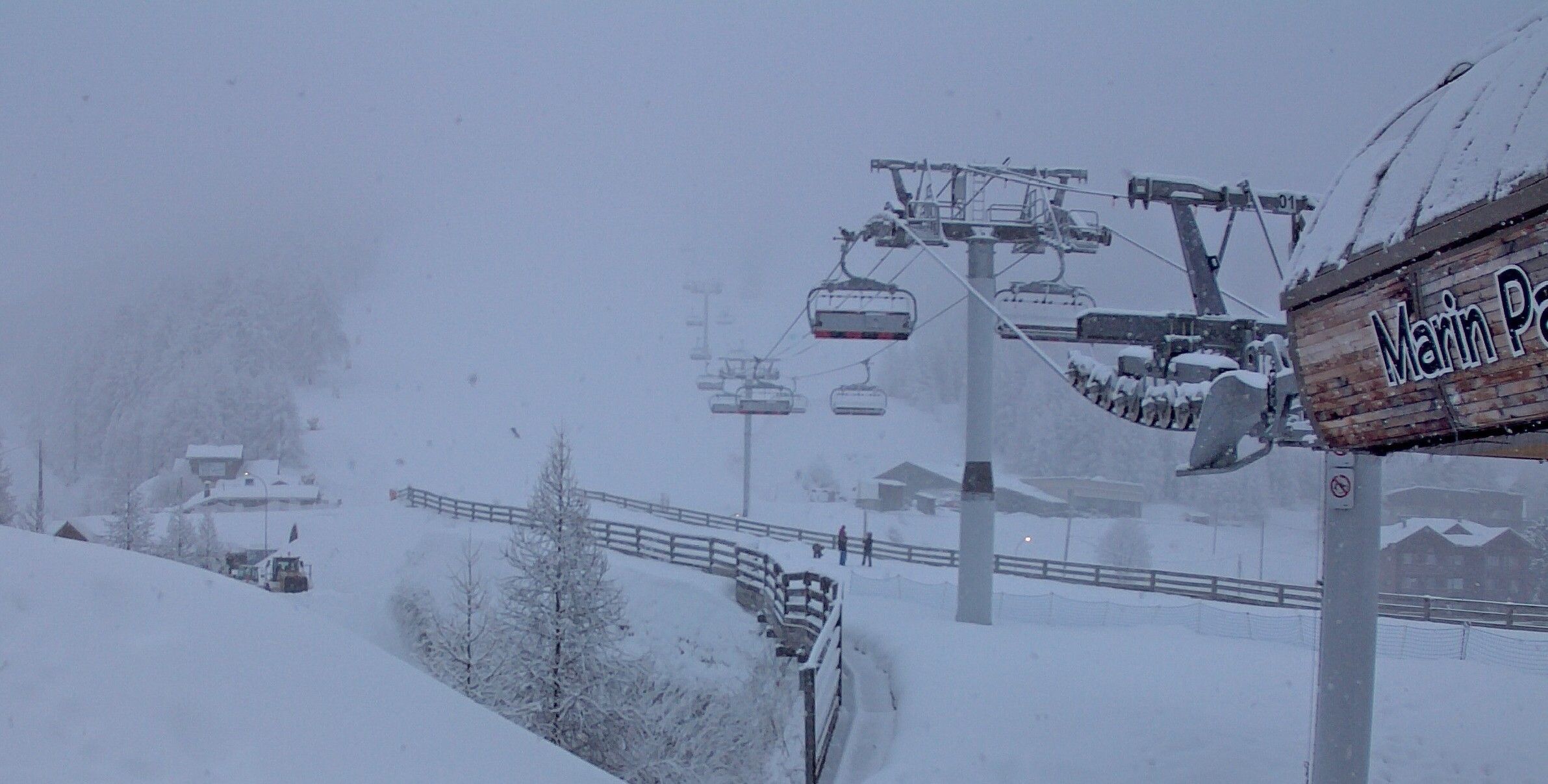 Het sneeuwt al in de Zuid Franse Alpen (bron: valdallos.com)