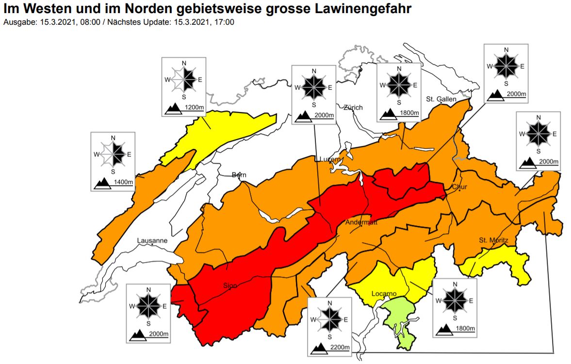 Avalanche risk in Switzerland (slf.ch)