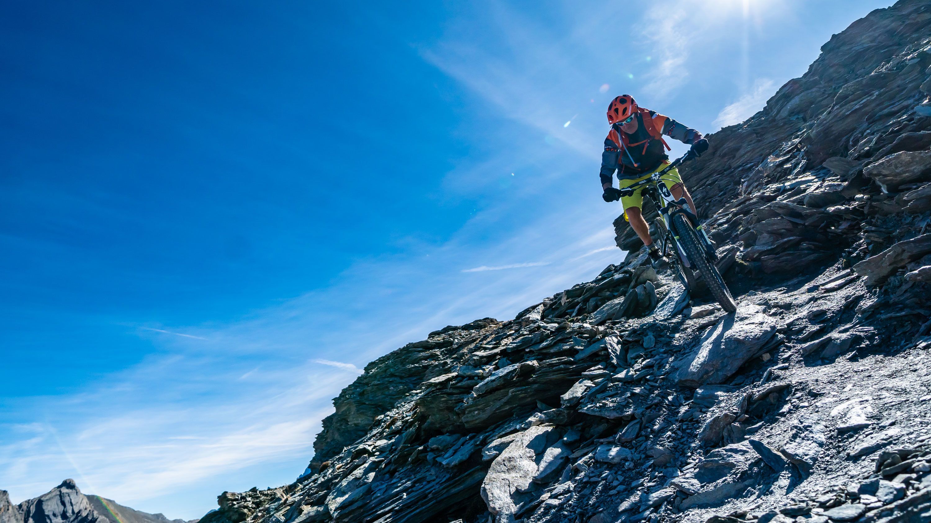 Mountain biking in technical terrain is a perfect ski training
