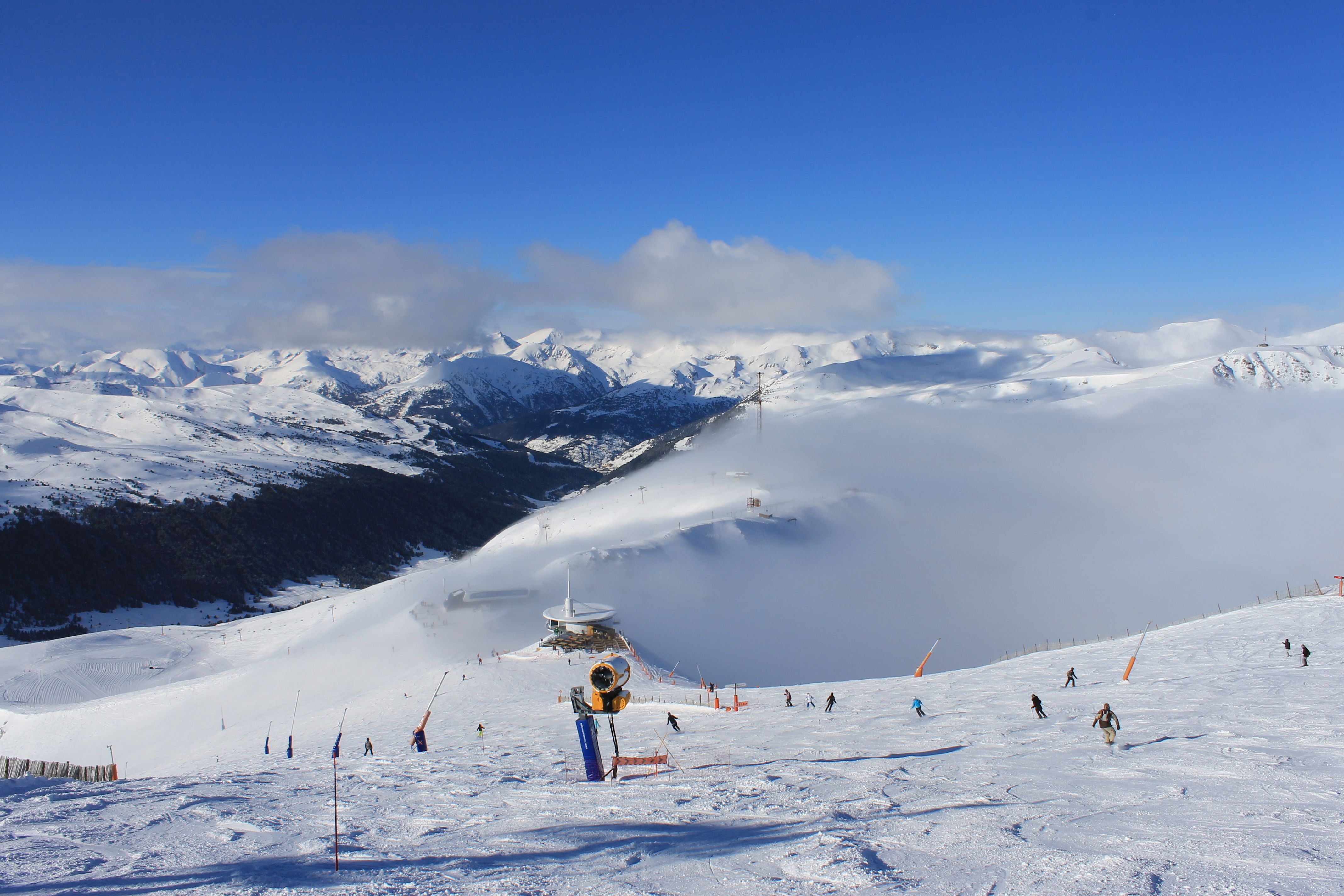 Föhn conditions in Grandvalira, Andorra