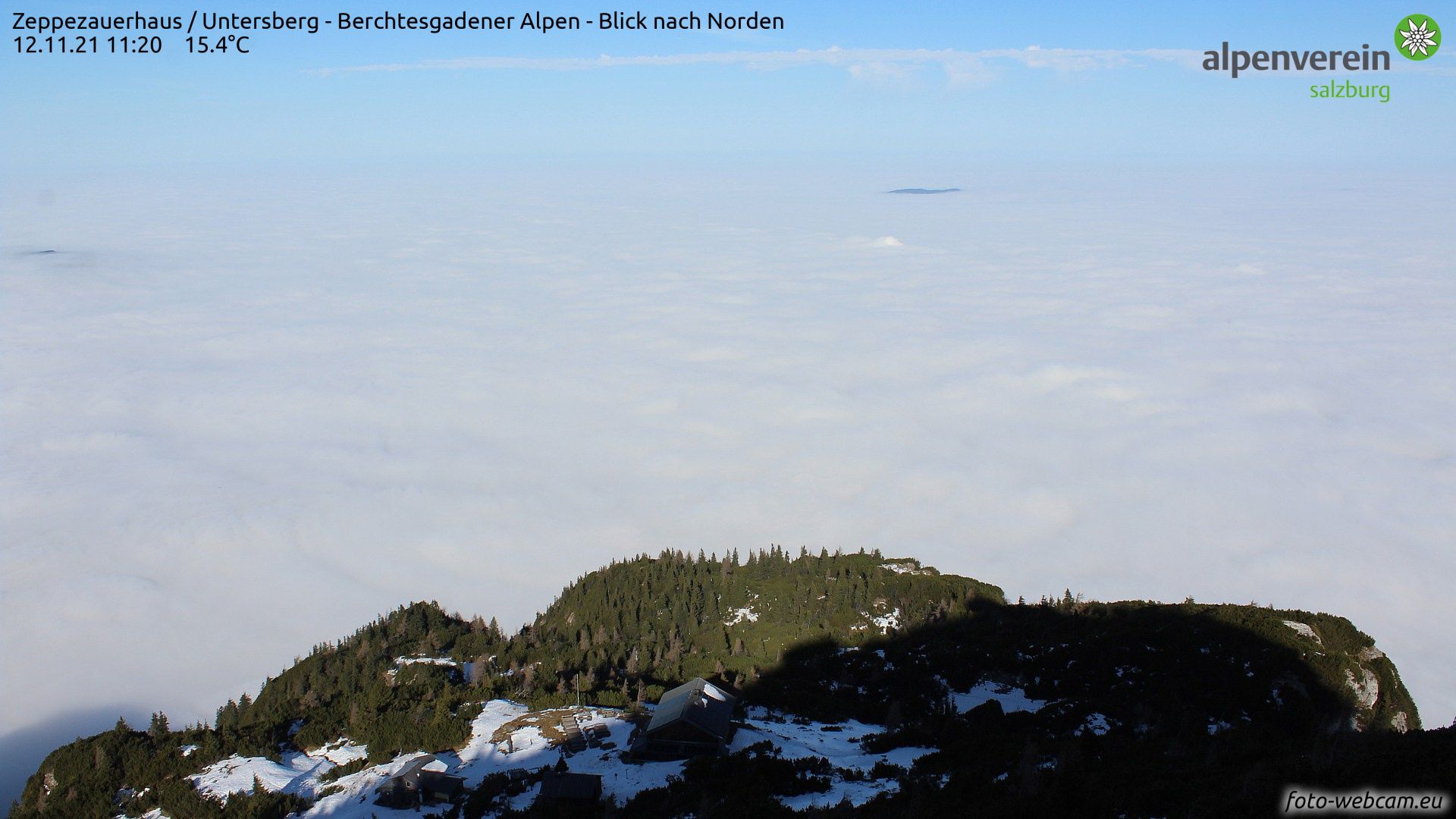 A nice inversion near Salzburg (foto-webcam.eu)