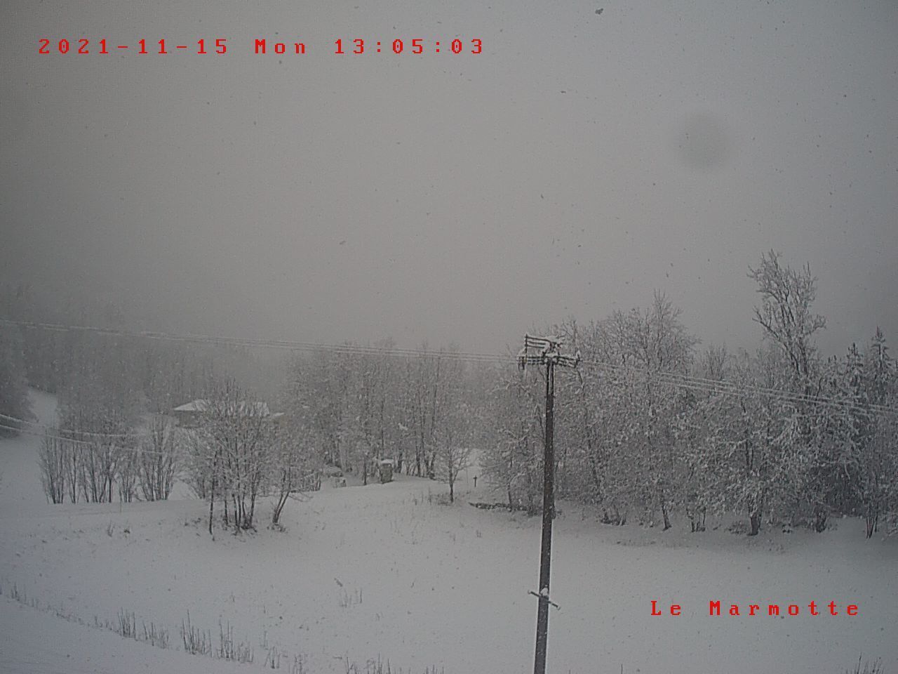 Sneeuw op 1200 meter in Acceglio (lemarmotte.com)