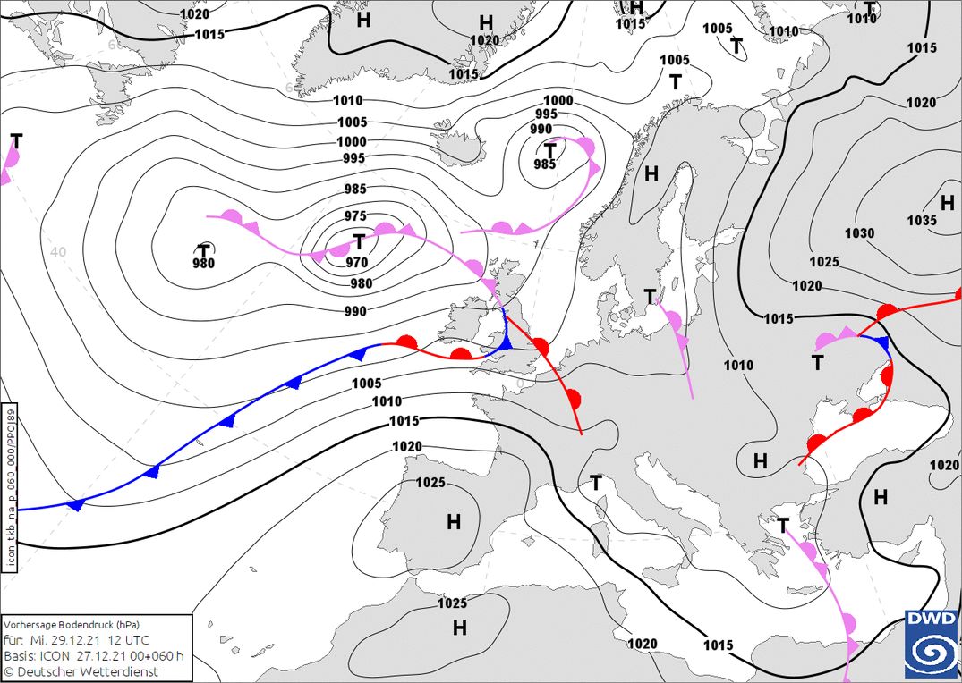 Extra portion of warm air on Wednesday (wetter3.de, DWD)