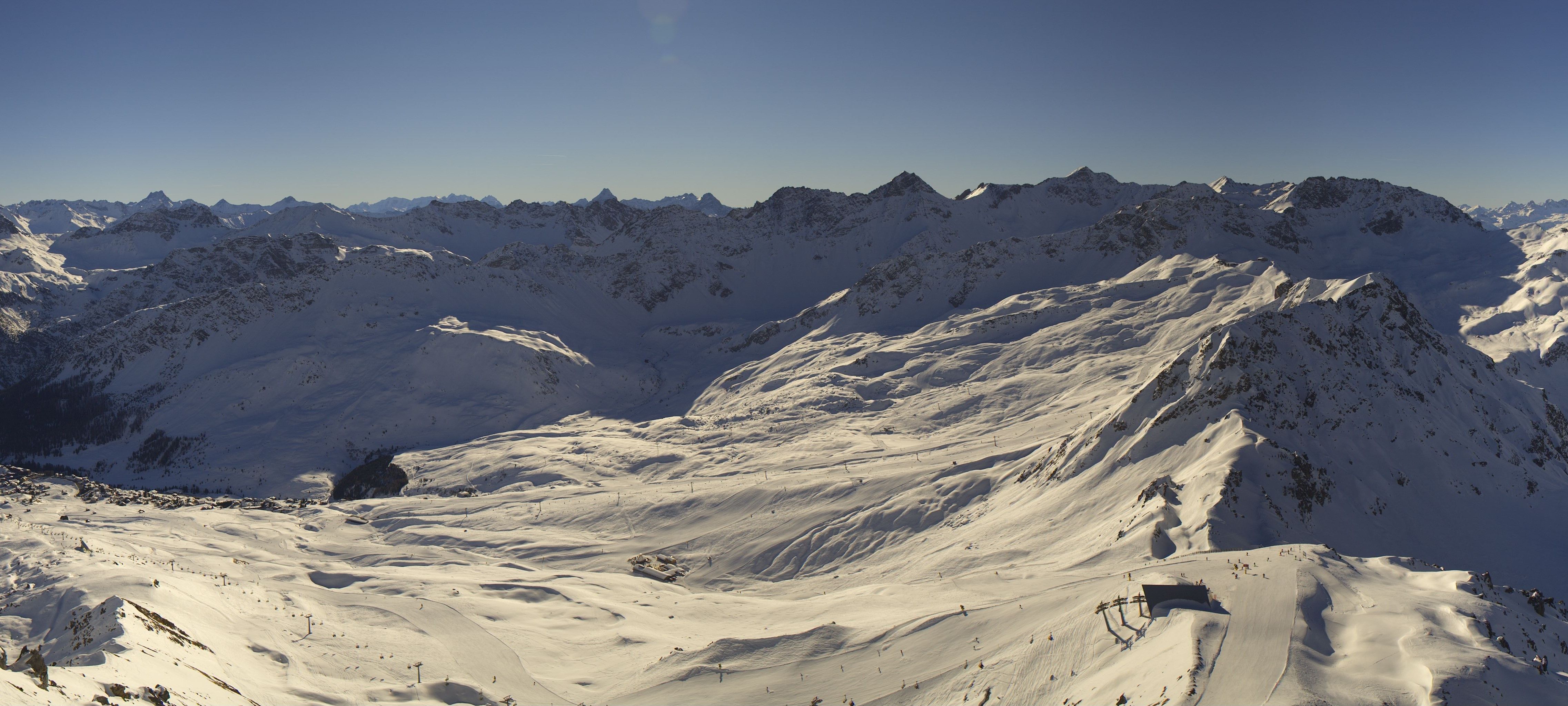 One more sunny day today, like here in Arosa (roundshot.com)
