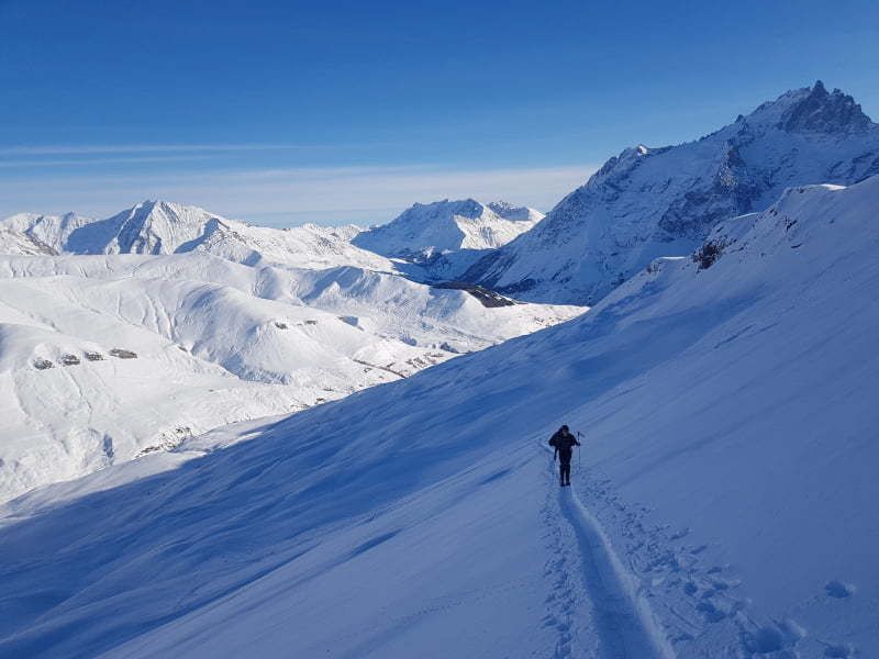 Great conditions (but with a high avalanche danger) in the French Alps (photo by Medicine, Chazelet)