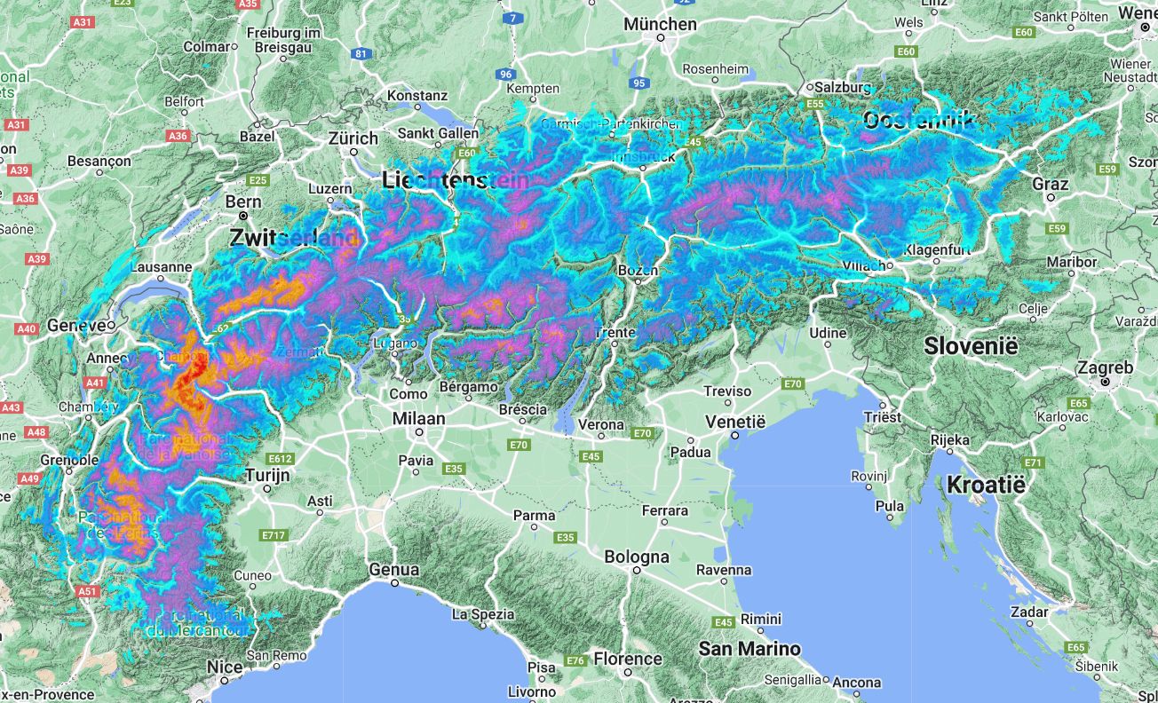 Our snow forecast for the next 6 days