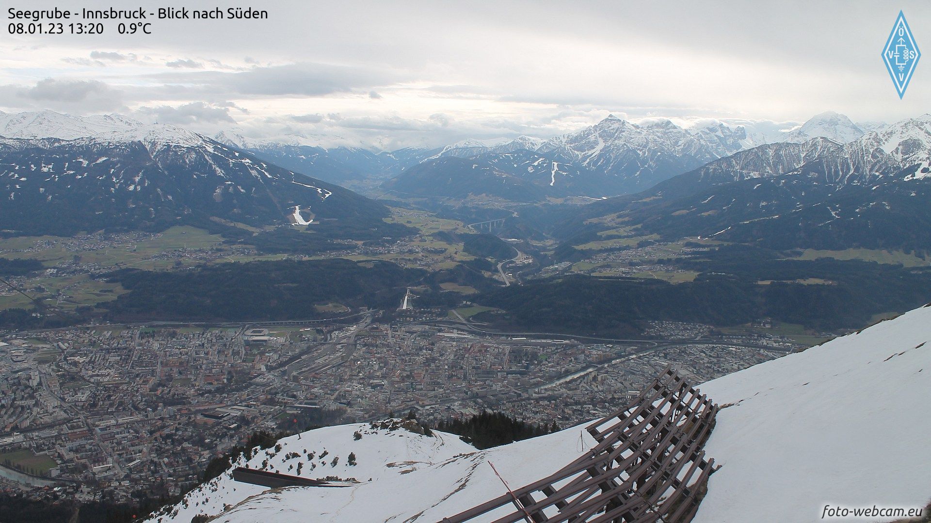 Föhny on the northern side of the Alps, like here in Innsbruck