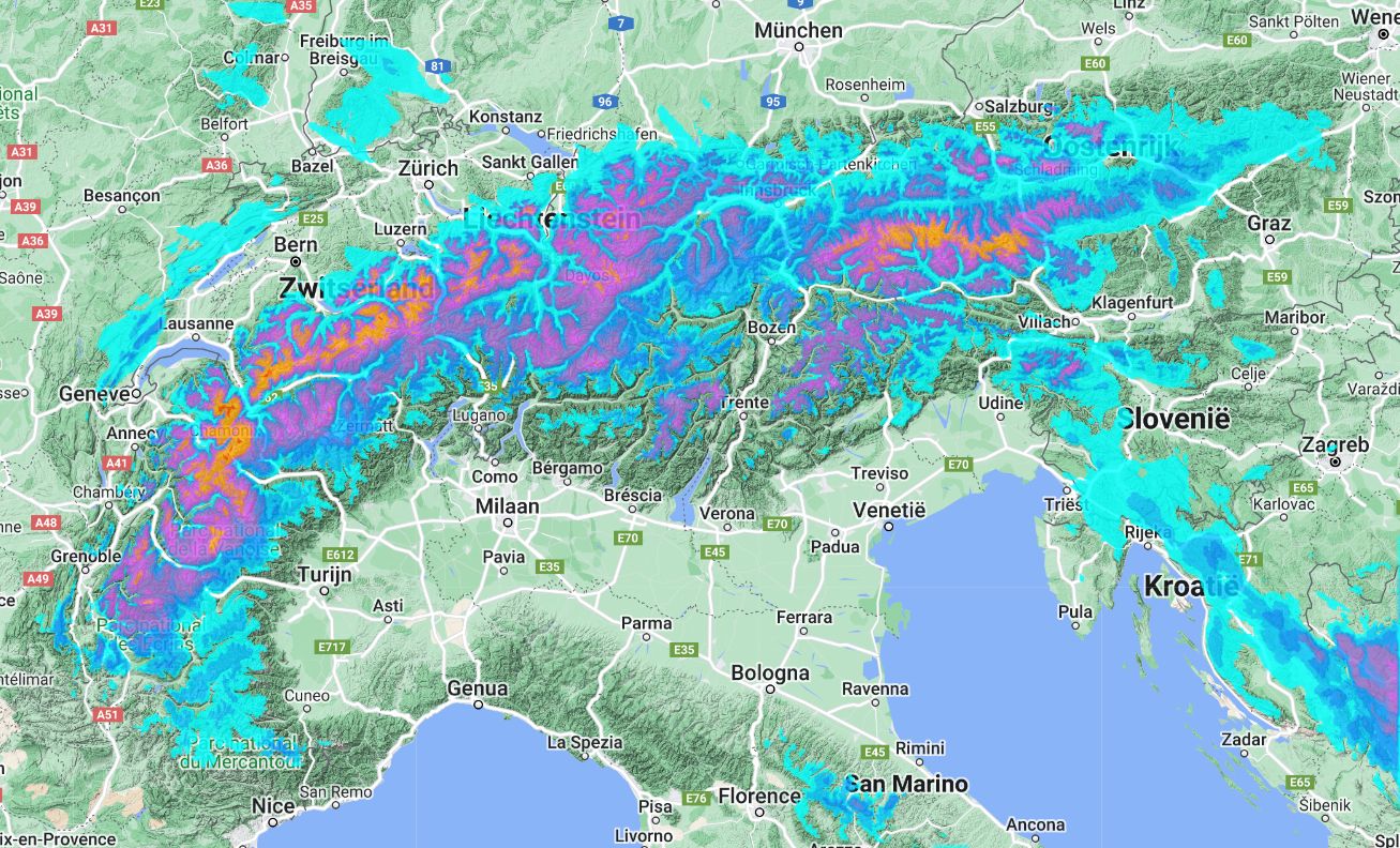 Our snow forecast for the next couple of days
